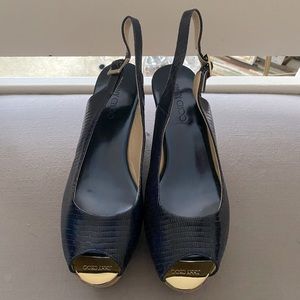 Jimmy Choo Praise Patent Leather Slingback Sandals